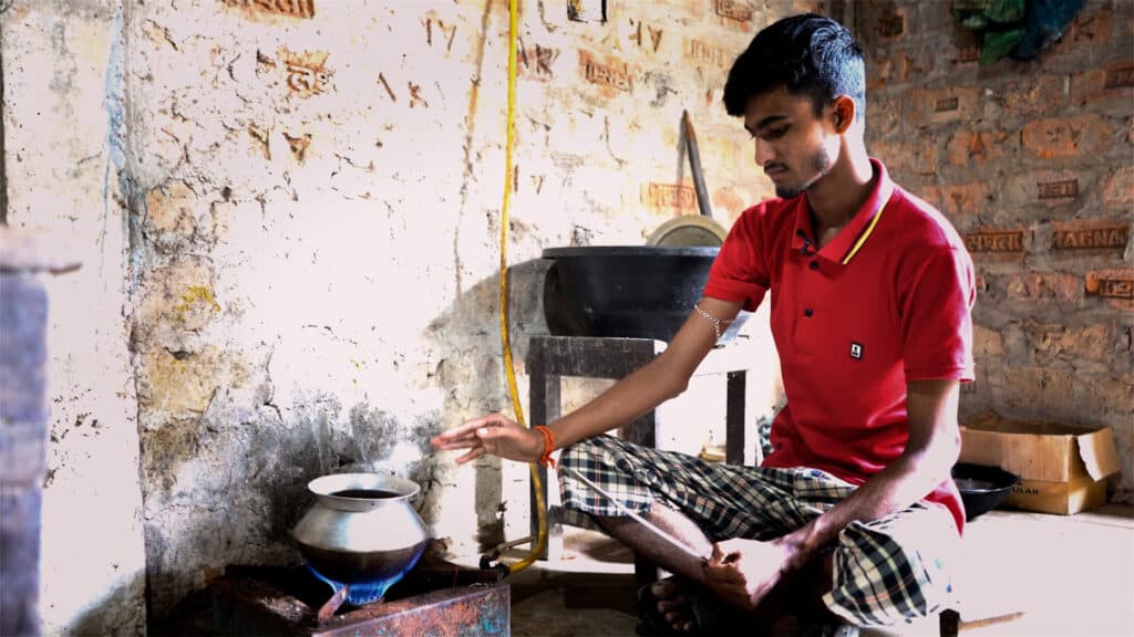 Bishwajit Das fra landsbyen Harinagar i Bangladesh